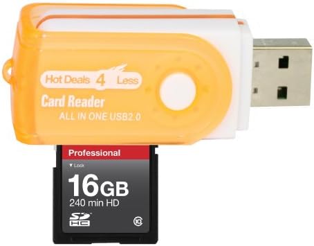 16 GB CLASSE 10 SDHC Equipe de alta velocidade cartão de memória 20MB/s. O cartão mais rápido do mercado do Kodak Easyshare