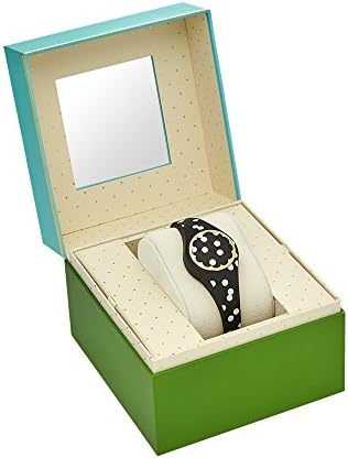 Kate Spade New York Black and White Dot Scallop Attivity Tracker