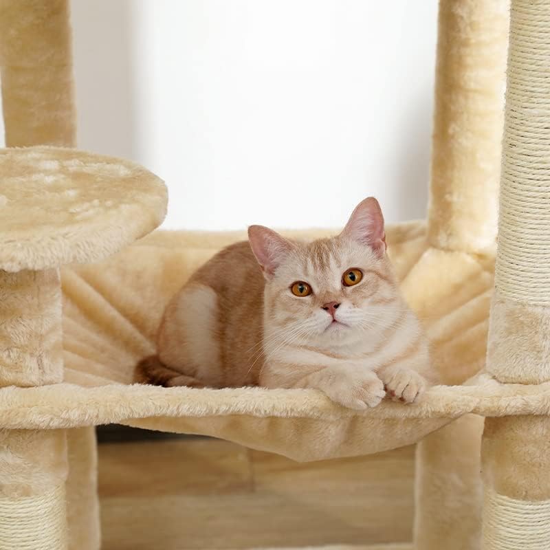 Iuljh Cat Tree Toalha arranhando sisal post