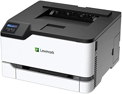 Lexmark CS331DW Impressora a laser - cor - 26 ppm mono / 26 ppm de cor - 600 dpi impressão - impressão duplex automática - LAN sem fio, branco / cinza, médio