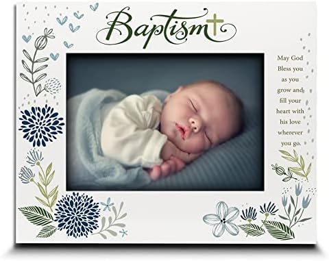 Bella Busta-Baptismo Picture Frame Bêndia-bebê Baptismo-Cristenamento, menina/menino Batismo Presents de padrinhos amigos