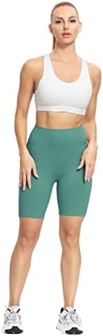 Valandy 5 pacote shorts de motoqueiros para mulheres de alta cintura para o treino de ioga shorts de ginástica de ginástica
