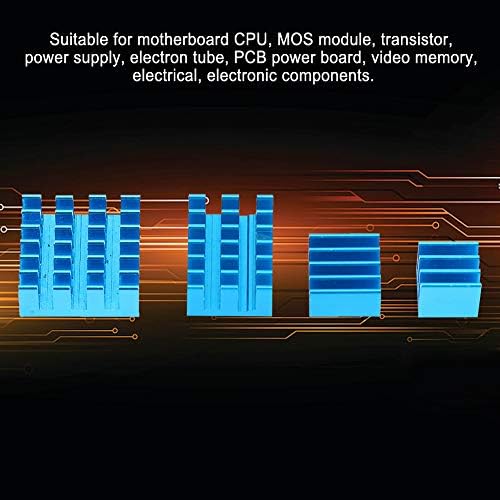 Dissipador de calor, radiador de CPU azul para Raspberry Pi 2/3/4