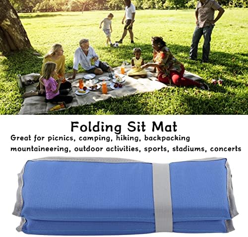 Gaeirt dobrável Sit Sit Mat, Waterperspert Outdoor Floor Sit Pad macio portátil leve para a praia para piquenique para acampar