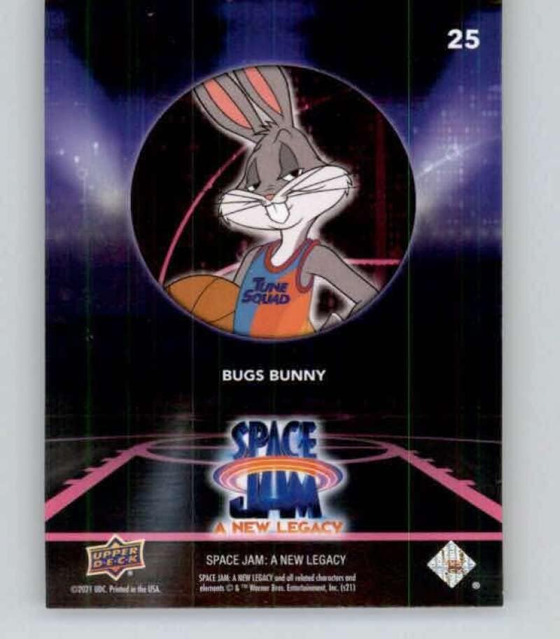 2021 Espaço de convés superior Jam um novo legado 25 Bugs Bunny Trading Card