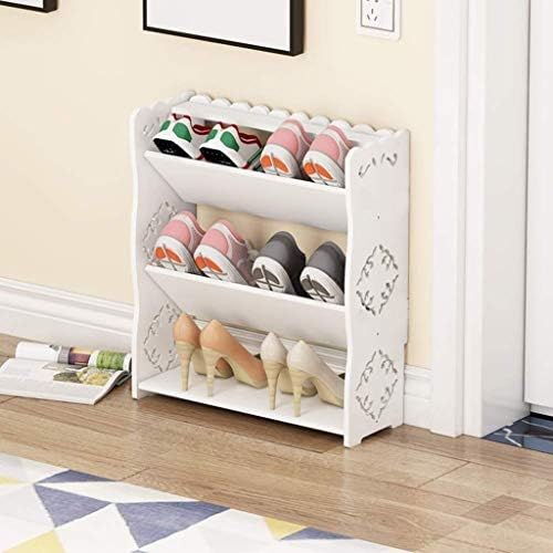 WSZJJ Home Mini Door Shoe Rack, Gabinete de sapato multifuncional de economia de espaço simples Gabinete de corredor simples