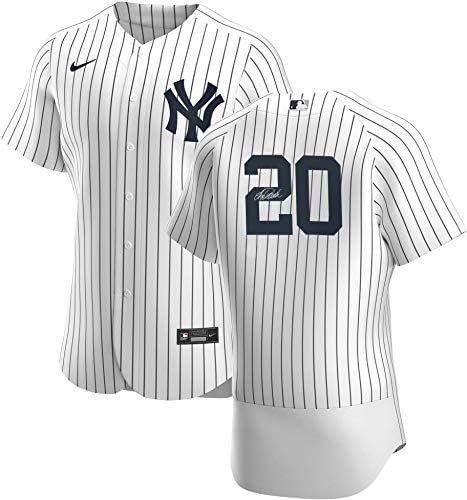 Jorge Posada New York Yankees Autografou White Nike Jersey Authentic - camisas MLB autografadas