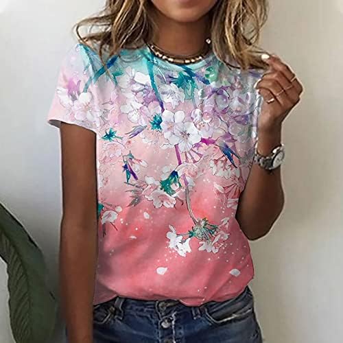 Plum Floral Graphic Relaxed Fit Bloups for Teen meninas