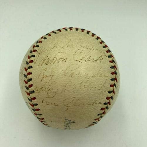 1933 A equipe do New York Giants World Series Champs assinou beisebol Mel Ott JSA CoA - Bolalls autografados