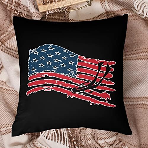 USA SCUBA Bandle Throw Pillow Capas com almofadas de travesseiro quadrado zip Protetor para sala de estar de sofá de cama