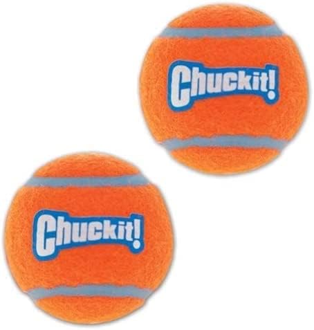 Chuckit! Bola de tênis Small Ball - 2 de diâmetro - pacote de 10