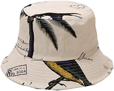 Chapéu extra grande moda de balde ao ar livre chapéu de sol do pescador de impressão de impressão do chapéu de beisebol feminino