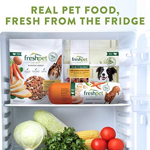 Comida de cachorro Freshpet, refeições assadas, receita de frango macio, 1,75 lb