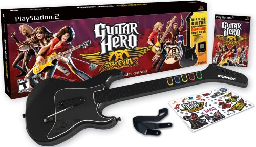 Guitar Hero Aerosmith Wireless Bundle - PlayStation 2