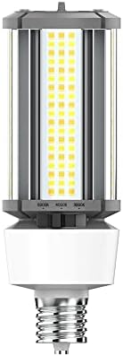 Iluminação Rab Campo Rab Cob de milho LED ajustável, 3000K/4000K/5000K Selectível, 12W/18W/27W Ajustável, desvio de lastro