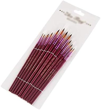 WSSBK 12pcs/ nylon pincel de tinta