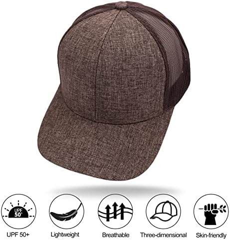 Snapback Trucker Hat Caps Baseball Caps de malha externa ajustável Caps de bola traseira para homens Mulheres