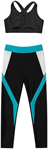 Kaerm Kids Girls 2 Pcs Running Gym Yoga Sports Athletic Tracksuit