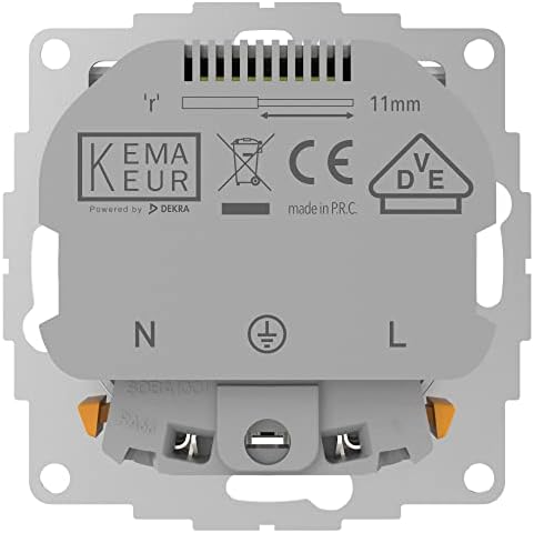 2USB 106202 2U-449339 SOCKET DE INCharge Pro USB, 71x71x45 mm, brilho branco puro