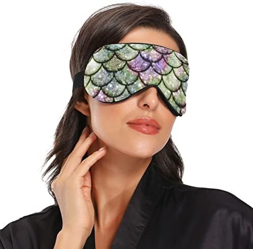 Máscara de olho do sono unissex GLITTER-MERRIMEIR-PROMEIRA Máscara para dormir confortável