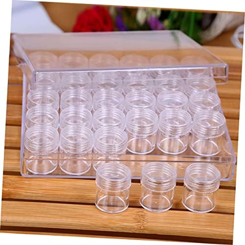 FRCOLOR 1 SET Garrafa cosmética Clear Jewelry Organizer Box Viagem Lotion Recipientes de recipientes de contas de armazenamento