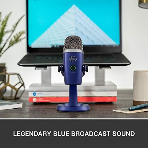 Logitech for Creators Blue Yeti Nano Premium Microfone USB para PC, Mac, Jogos, Gravação, Streaming, Podcasting, Condenser