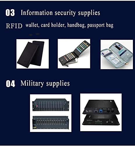 Wzglod RFID Bloqueio de tecido, EMP, blindagem EMF, vazamento eletrônico anti-prevent de radiação, vazamento eletrônico de informações, Faraday Fabric
