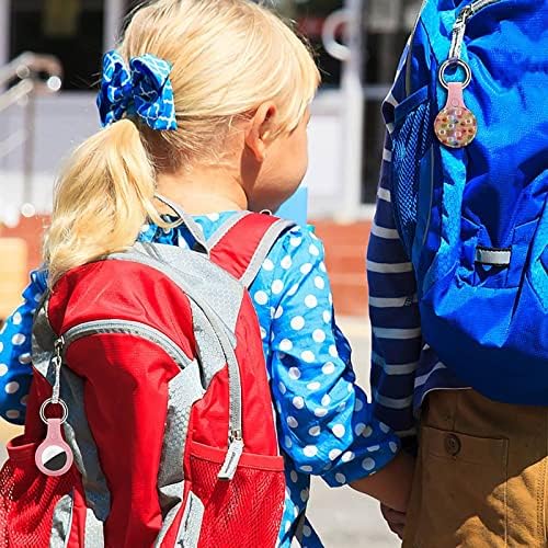 Pop Art Lips TPU Case para Airtag com Chaves de Proteção de Proteção Acessório de Capa para Chaves Backpack Pets Luggage