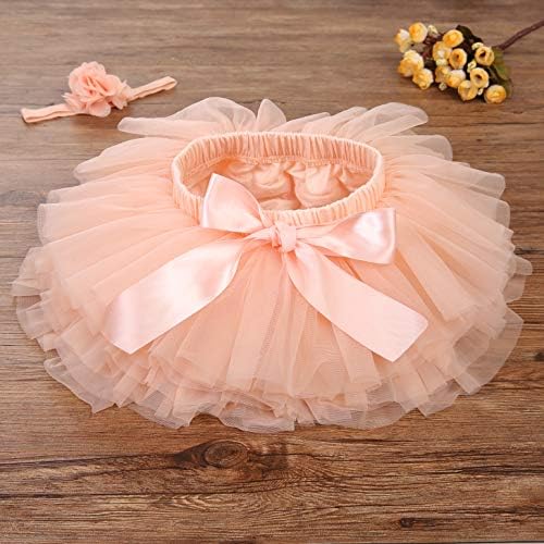 Baby Girls Tutu Skirt Banding Setting Setting Ruffle Ruffle Tulle Frelaper Capas 6-24 meses