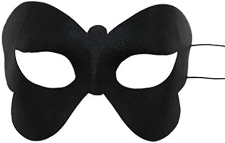 Máscara de Halloween de Black Halloween Máscara Máscara de Máscara Facial para Festas de Festas Decorações de Halloween
