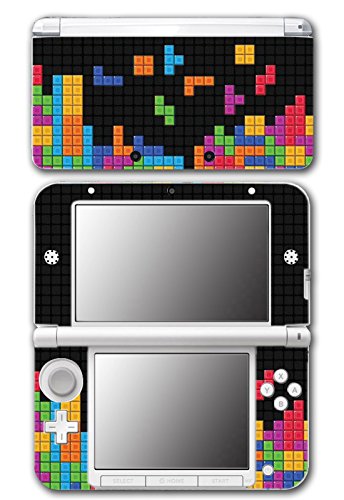 Retro Tetris Design Design Original Art Video Video Game Vinyl Decal Skin Skin Sticker para Nintendo 3DS XL System XL original