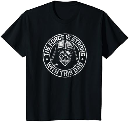 Star Wars Day do dia dos pais Darth Vader Strong Force Dad T-Shirt