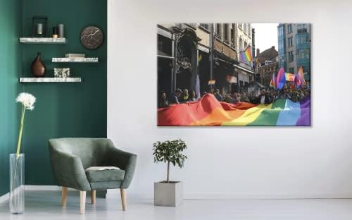 EGD ACRILIC Frame Modern Wall Art - The Pride Series - Design de interiores - Arte da parede acrílica - Impressão da