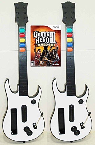 2 novos controladores de herói da Nintendo Wii Guitar e Guitar Hero 3 Kit Kit Set 3 III