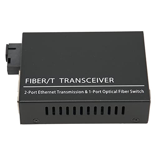 Sc Fiber to Ethernet Media Converter, TX1310NM RX1550NM FIBER ETHERNET Media Converter Modo único de até 25 km com porta