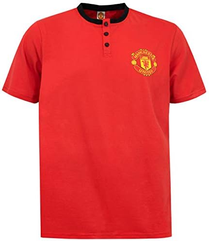 Premier League Mens Manchester United Pajamas Red Size X-Large