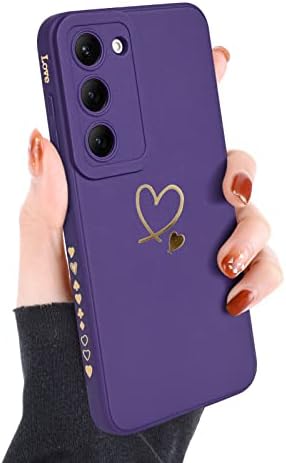Newseego para Samsung Galaxy S23 Plus Case Meninas Mulheres, Love Love Padrão de Coração Caixa de Telefone Flexível Líquido
