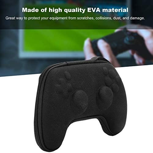Bolsa de controlador de gamepad do TGOON, zíperes de qualidade portátil com proteção de colisão de pano EVA para ps5