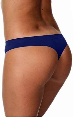 Tangas sem costura para mulheres g-string gelo seda baixa ascensão