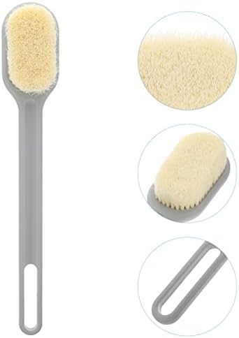 2pcs 2pcs brilhantes Bristle Nylon Tool Body Limpeza doméstica Limpeza dúctil ambientalmente doméstica- esfregando banheiro escova de escova chuveiro lavagem molhada lavagem de esfoliador natural Bath Back Back Brush