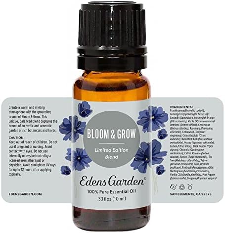 Edens Garden Bloom & Grow Limited Edition Spring Oil Essential Synergy Blend, Pure Therapeutic Grau 10 ml