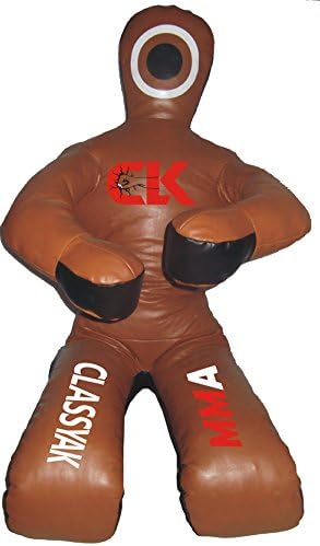Classyak MMA Jiu Jitsu Artes Marciais Treinando Wrestling Brown Sitting Position Saco - Não preenchido