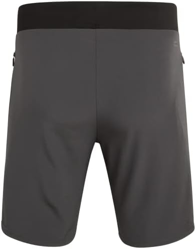 Shorts atléticos masculinos do Spyder - 2 pacote de shorts de tecido leve multifuncional com bolsos com zíper