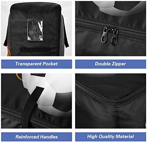 N/ A Bolsa de armazenamento de grande capacidade de Bunded - futebol de futebol de colcha de roupas de decoração com zíper