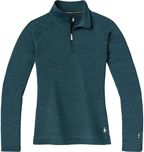 Top de camada base feminina do Smartwool - Merino 250 Wool ativo 1/4 zip Outerwear