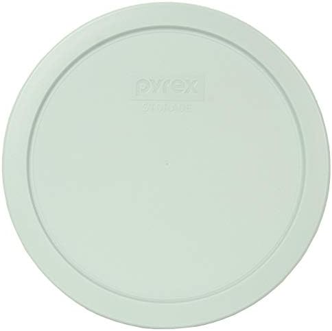 Pyrex 7402 -PC Aqua lamacento redondo plástico de armazenamento de alimentos Substituição de substituição, feita nos EUA