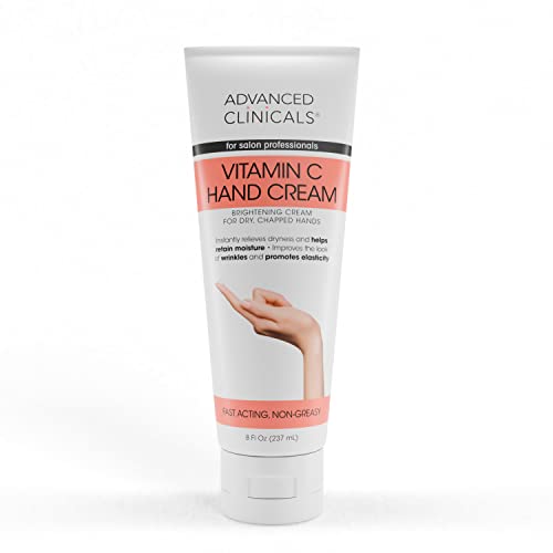 Clínicos avançados Vitamina C Body & Hand Loção Hidratante Creme de cuidados com a pele para mãos e corpo - Intensamente calmante