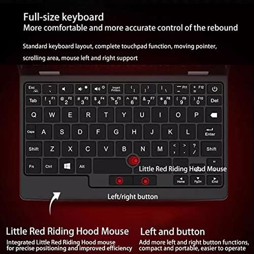 Laptop Zyyini de 7 polegadas, mini laptop de tela de toque de 7,0 polegadas, RAM de 12 GB, Support 2048 Pression Stylus, para Win
