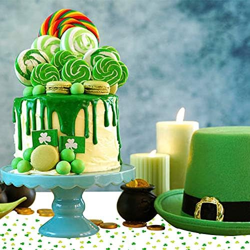 Labengou 3pcs tota de mesa de treliça para as decorações do dia de St Patricks - São Patrício Plástico