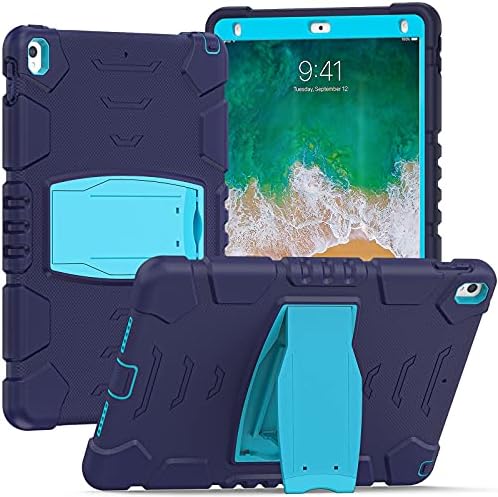 Bolsas de tablets Case Kids para iPad Pro 10.5/AIR 10.5, três camadas PC+TPU Hybrid Hybrid Duty Duty Charge Protecting Casal Caso,